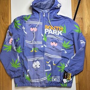 Members Only Purple South Park Windbreaker